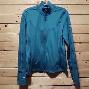 Adidas Stella McCartney Jacket Turquoise Size Large Women's NWT